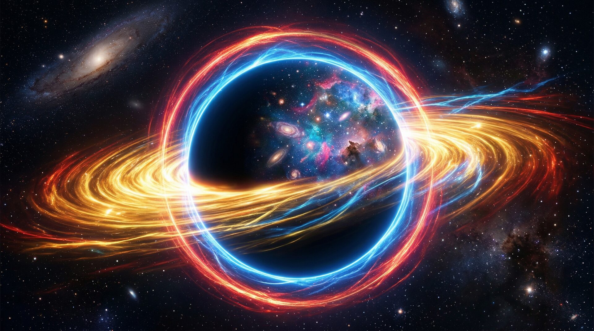 A black hole as a gateway to another universe — the 7D interpretation